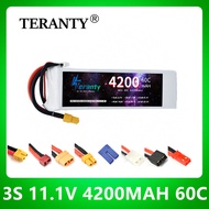 IN STOCK>60C High-capacity lithium battery4200mAh 3S 11.1V Model aircraft, car, boat, drone lithium 