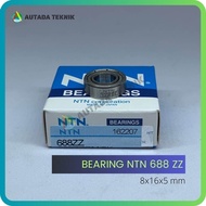 BEARING NTN 688 ZZ JAPAN DOUBLE-SIDED IRON CAP BEARING KLAHER BEARING