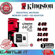 Kingston Industrial MICROSD G2 8GB 16GB 32GB 64GB Memory Card (SDCIT2/16GB / SDCIT2/32GB) PRE-ORDER