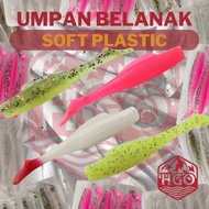 MSIA STOCK 8cm Soft Plastic Umpan Belanak Plastic Casting Siakap Kerapu