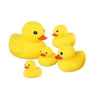 Bath Duck Toys 5 Pcs Rubber Duck Family Squeak Ducks Baby Shower Toy for Toddlers Boys Girls (Yellow