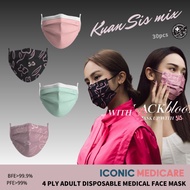 kuan sister iconic medical face Mask  30pcs