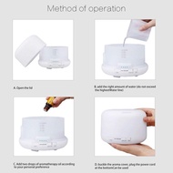 Hung.hebert | Essential Oil Aroma Diffuser Humidifier 7 LED Color Night Light-500ML