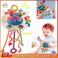 【🇲🇾24h】Baby Finger Toy Busy Toy Pull String Sensory Toys Mainan Montessori Mainan Early Education Si