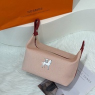 HERMES Bride a brac小馬飯盒包 - 大號紅粉橘