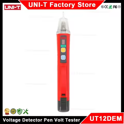 UNI-T UT12D UT12E UT12M Voltage Detector Pen Non Contact 1000V Volt Pencil Tester Professional Low &