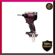 HiKOKI (Hikoki) 36V Impact Driver WH36DC Flare Red Compact and Lightweight Bit Oscillation Reduction