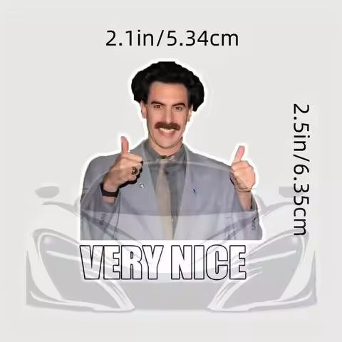 Borat Very Nice Magnet Vinyl Sticker