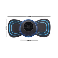 Alat Pijat Terapi Mini Pad EMS Rechargeable Pemijat Pinggang Punggung Leher Massager Stick Patch Por