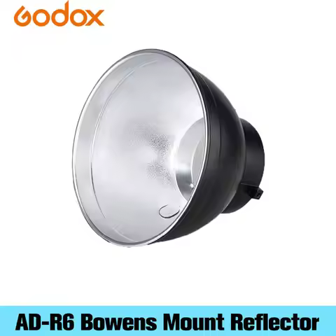 Godox AD-R6 169mm Approx 7" Round Reflector Standard Bowens Mount Studio Photography Accessoires For