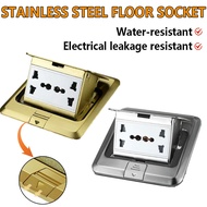 Universal 250V Floor Ground Outlet Socket 6 Prong Receptacle Power for Office Home Outlet Kitchen Wa