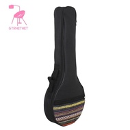 4-Strings Banjo Bag Concert Ethnic Style Add Cotton Banjo Ukulele Bag Backpack