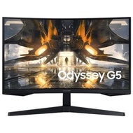 三星 Samsung 27吋 2K WQHD 1ms 165Hz HDR10 FreeSync 1000R 超薄曲面電競電腦顯示屏 Odyssey G5 LS27AG550ECXXK 香港行貨