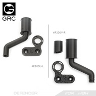GRC Simulation Retro-style exhaust (3D-Printed Version) For MJX 1/8 H8H RC Model Car Crawler Accesso