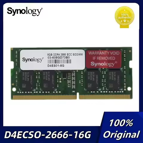 Synology SODIMM ECC RAM DDR4-2666 16GB (D4ECSO-2666-16G)
