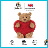 ตุ๊กตา Jellycat Bear Heartthrob นุ่มและเป็นมิตรกับผิว ไม่หลุดร่วงง่าย jellycat ตุ๊กตา ของแท้ดั้งเดิม
