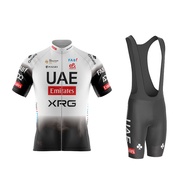 2025 New Style UAE Cycling Jersey, Pogacar Short Sleeve, Tour de France Competition Jersey, Road Bik