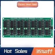 7 Decade 1R - 9999999R Programmable SMD Resistor Slide Resistor Board Step Accuracy 1R 1% 1/2 Watt M