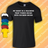 My Body Is A Machine T-Shirt | | Queer | Sex Positive