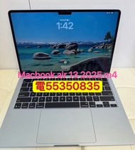 ☎️電55350835☎️Apple macbook air 13寸2025年m4有保養到9月13.6 i5 i7 2.3 8gb 32gb 16gb 15 notebook A3240文書好返學la