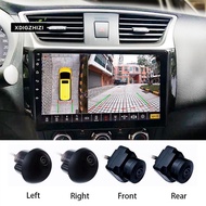 360° Car Camera Camera Panoramic Surround View 1080P AHD Right+Left+Front+Rear View Camera System for Android Auto Radio
