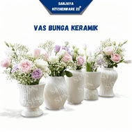 Aesthetic Ceramic Flower Vase in Many Models | Sanjaya Kitchenware 23