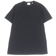 成色極佳的 BURBERRY 8083941 100%純棉圓領短袖T卹，飾有品牌標誌刺繡，黑色，S碼，正品，男士款