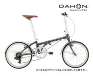 2024 DAHON ダホン BOARDWALK D7 ボードウォークD7 ヴィンテージブラック 7段変速 折り畳み自転車