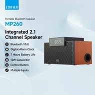 Edifier MP260 Integrated 2.1 Channel Bluetooth Portable Speaker with Built-in Clock Alarm Function