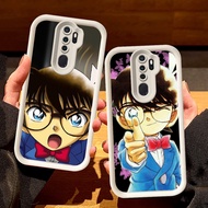 White Casing for OPPO Reno A37 A83 A9 F11 2F A39 A5 2020 2Z Pro S112 Detective Conan