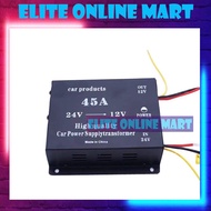 24V to 12V Car DC Power Electric Buck Transformer Converter Adapter 45A Truck Lorry Bus Van