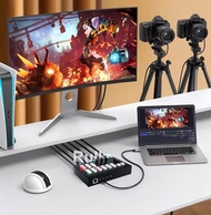 4K 4 Channel HDMI Video Switcher Multi Camera Live Streaming Broadcast Production Video Mixer Switch