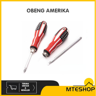 MTE Obeng Bolak Balik Amerika 4 inch gagang karet