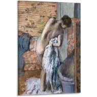 Impressionist Vintage French Woman Bathing Poster Decorative Painting Classic Canvas Art Prints Mode
