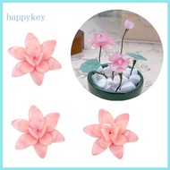 HAP 5pcs Jewelry Crafting Materials Water Lilys Flower Leaf Kit Resin Craft Supplies for Art Students and Craft Enthusia