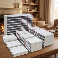 LEADLOONG-A4 SERIES OFFICE DRAWER | Transparent Desktop Free combination organized Filing File Drawe
