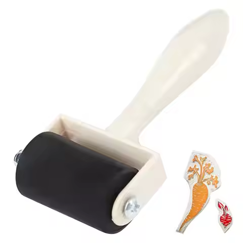 Professional Rubber Roller Printing Ink Printing Tool Painting Roller Ink Stamping Tools Art Craft S