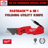 [ MILWAUKEE ] 48-22-1505 FASTBACK™ 6 in 1 Folding Utility Knife