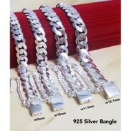 Original Silver 925 Bangle Men Female ( Bangle Lelaki Bangle Perempuan)