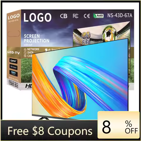 XMSJ QLED Smart UHD 4K Smart TV 32"43" 55' 65' 75' 85 Inch LED Television