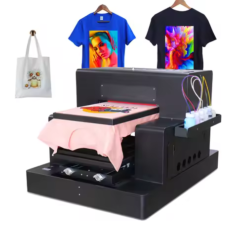 COLORSUN A3 DTG Printer Direct to Garment Machine 6 Colors A3 T-shirt Printer DTF DTG Printer