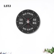 [Lstjj] 50kg 3D Barbell Wall Clock, Gym Ornament, Home Bodybuilding Training Clock.