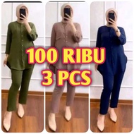 MODERN WOMEN'S SUITS 100 THOUSAND 3 PCS AMANDA SUITS SIMPLE AND ELEGANT SUITS