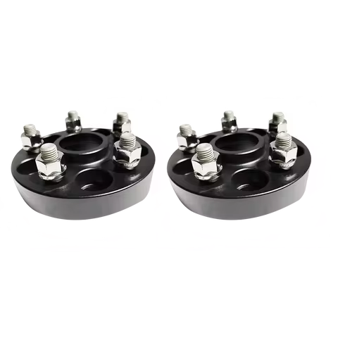 Car 2pcs Black 15MM 4x100|4X3.94"|56.1CB|M12 x 1.5bolts|Hubcentric Wheel Spacers For Honda Fit 2007-