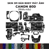3M Skin for Canon 80D stickers (Many models) | Anti-fouling film for Canon 80D body