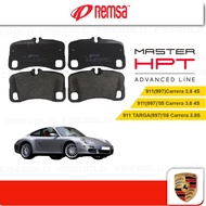 REMSA Rear Brake Pads (1 set) - Compatible with Porsche 911(997)'05 Carrera 3.8 4S, 911 TARGA(997)'0