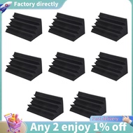 New 8 Pack of 4.6 in X 4.6 in X 9.5 in Black Soundproofing Insulation  Trap Acoustic Wall Foam Paddi
