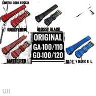 tali jam ▨✇✧()ORIGINAL GA-100/110/120 GD-100/110/120 CASIO G-SHOCK REPLACEMENT BAND.RESIN QUALITY.FREE TOOLS