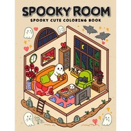 [PDF] 47 Pages Spooky Room: Spooky Cute Coloring Book by Fuzzy Pals Coloring | Space spooky coloring