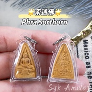 泰国🇹🇭佛牌【五大古佛之一｜索通佛祖｜Phra Sorthorn】Luang Pho Sorthorn Buddha Wat Khao Lao Thailand Amulet 佩戴佛牌 佛牌包壳 佛祖